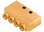 Amphenol Shielded Edge Launch Multiport-PCB-Steckverbinder
