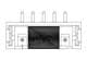 Adam Tech 2SH-C-06-TS-SMT-PP-T/R