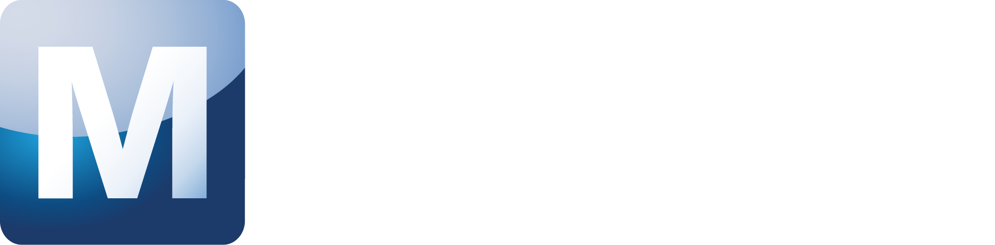 Primäres, vollfarbiges Mouser Logo vor dunklem Hintergrund