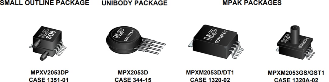 NXP Semiconductors Freescale MPXM2053 Luftdrucksensoren 