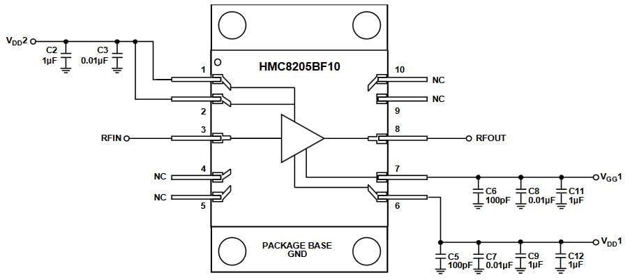 Analog Devices Inc. HMC8205 HF-Verstärker