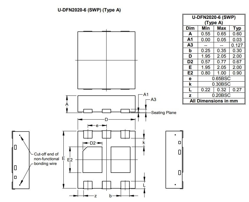 Diodes Incorporated ZXTP56020FDBQ Bipolartransistor