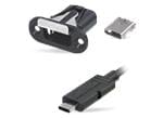 NEUTRIK Verriegelbare mediaCON® USB-C-Steckverbinder