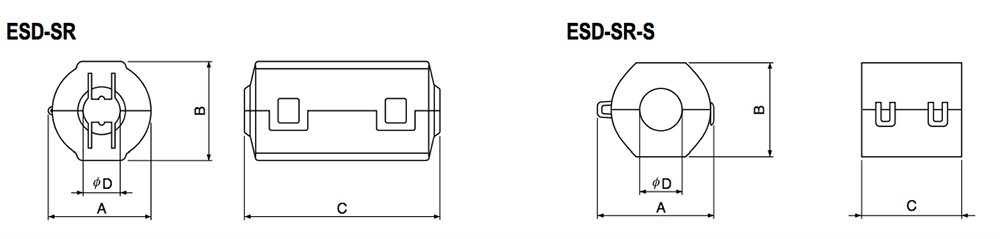 KEMET ESD-SR Einrast-Core-Kit