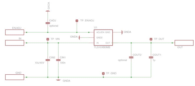 Infineon Technologies TLS105B0MB Demonstrationsboard