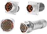 Amphenol Sine Systems ecomate® RSSM Rundsteckverbinder aus Metall mit IP69K-Schutzart