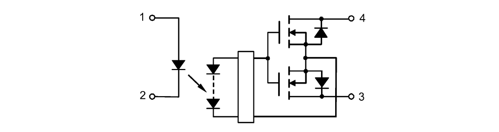 Applikations-Schaltungsdiagramm - Toshiba TLP3145 Fotorelais
