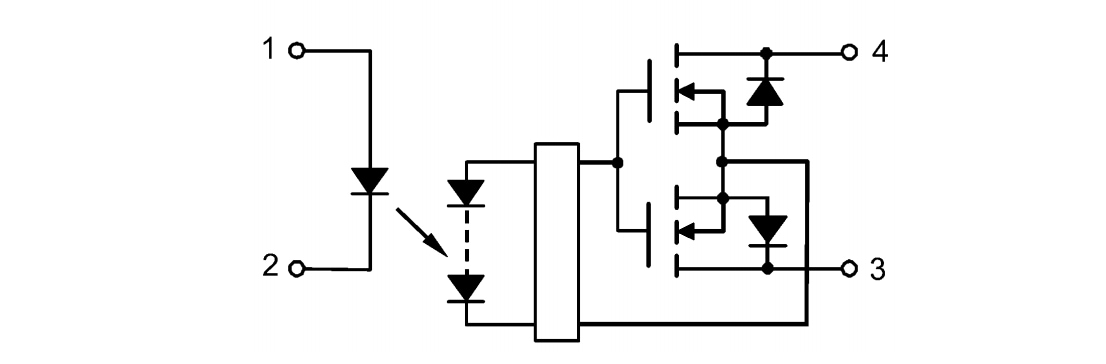 Applikations-Schaltungsdiagramm - Toshiba TLP4176A Fotorelais