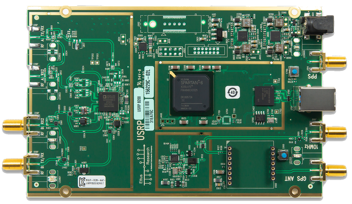 Digilent B200 Ettus USRP SDR/Cognitive Radio