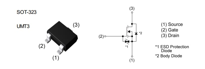 ROHM Semiconductor BSS138W Kleinsignal-MOSFET