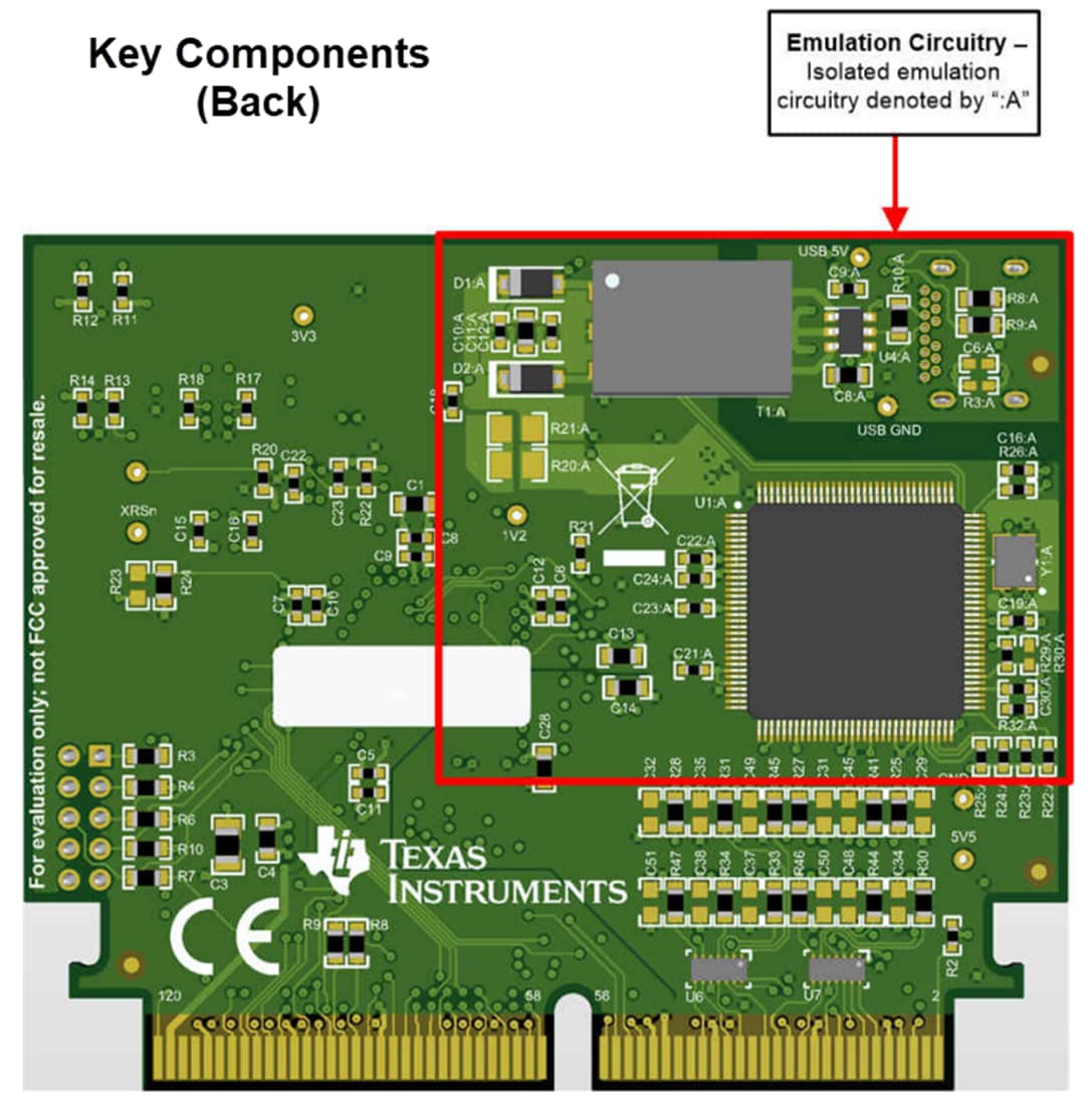 Technische Zeichnung - Texas Instruments TMDSCNCD280039C ControlCARD-Evaluierungsmodul Technische Zeichnung - Texas Instruments TMDSCNCD280039C ControlCARD-Evaluierungsmodul