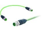 HARTING M12-Hybrid-Kabelsätze mit Y-Kodierung