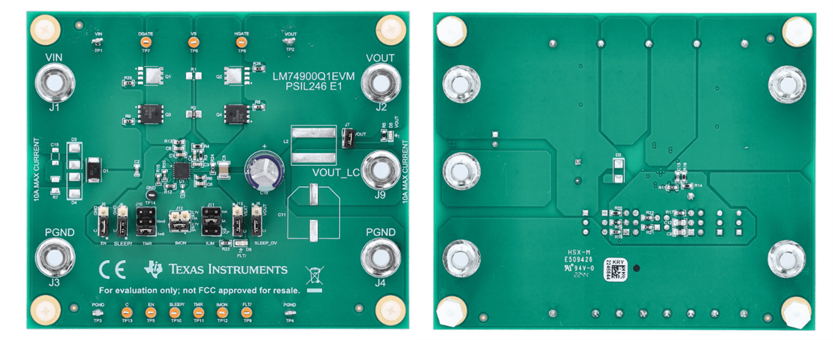 Texas Instruments LM74900Q1EVM Evaluierungsmodul