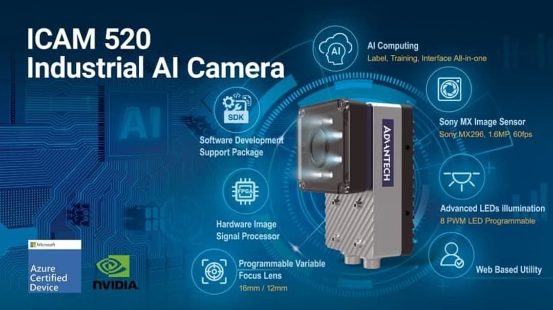 Advantech ICAM-520 Industrielle KI-Kamera Advantech ICAM-520 Industrielle KI-Kamera