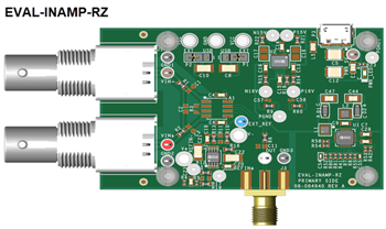 Technische Zeichnung - Analog Devices Inc. Evaluierungsboards für Instrumentenverstärker