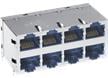 Integrierte Steckverbindermodule mit 2xN-Anschluss