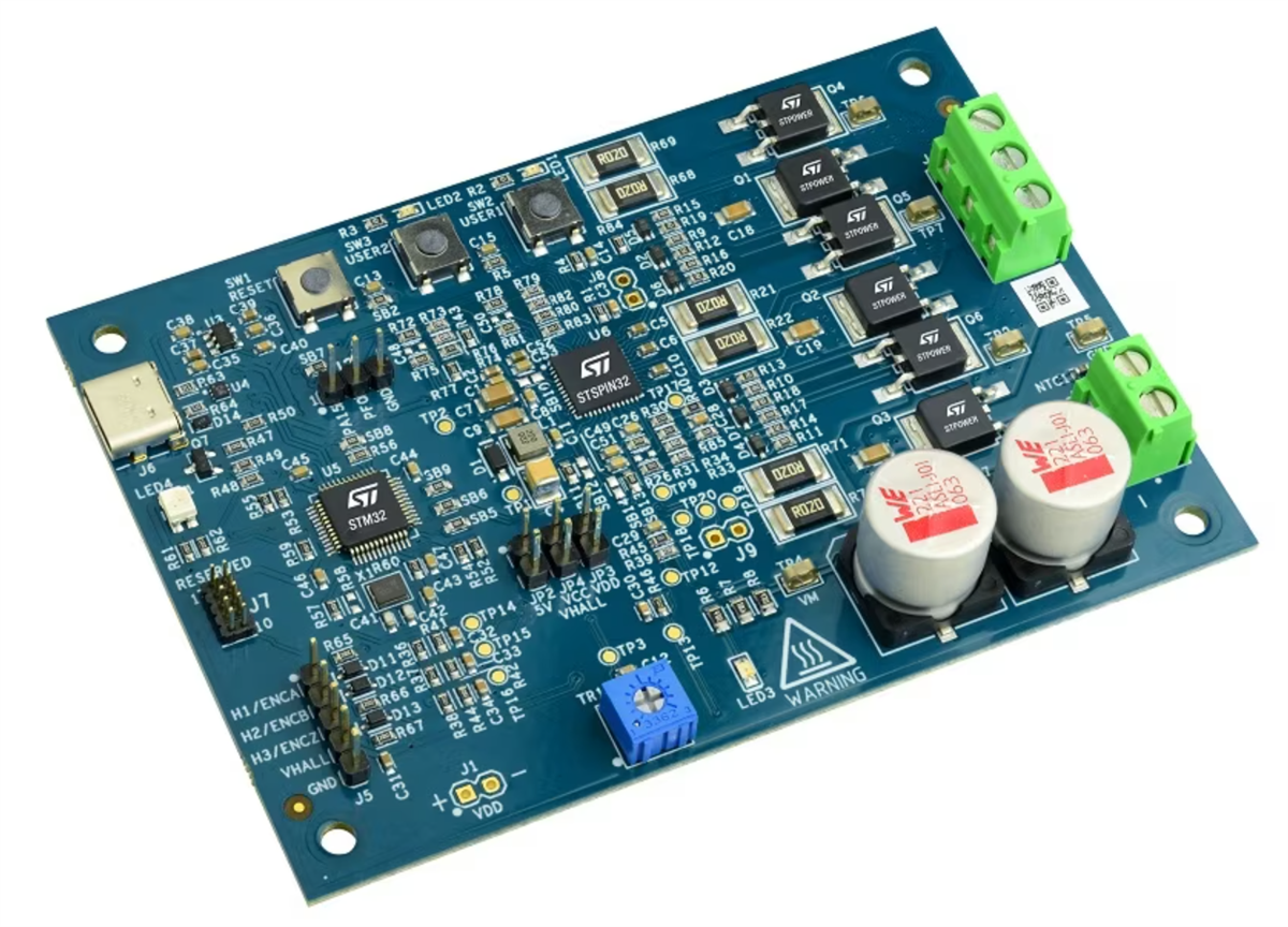 STMicroelectronics EVLSPIN32G0A1 Evaluierungsboard für bürstenlose Motortreiber