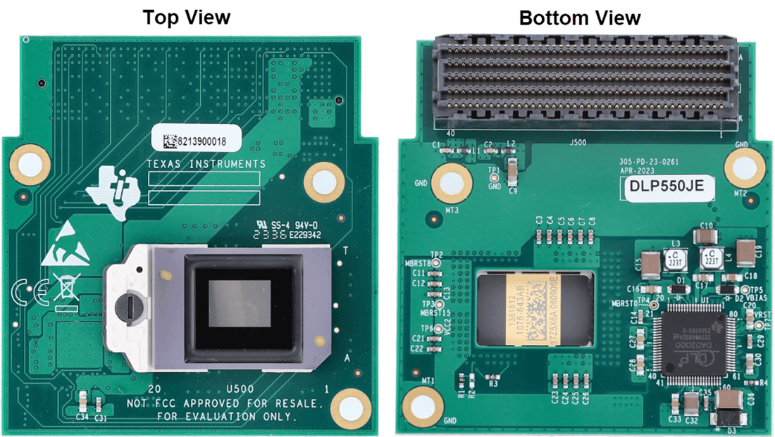 Technische Zeichnung - Texas Instruments DLP550JEEVM DMD-Evaluierungsmodul (EVM)