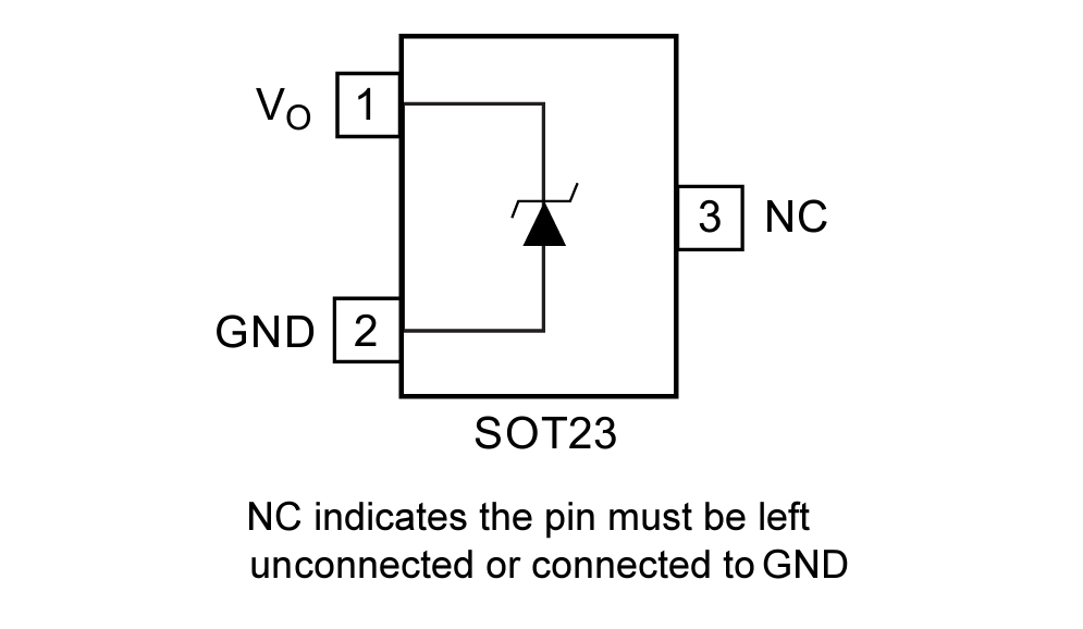 Texas Instruments REF1112 Shunt-Spannungsreferenzen