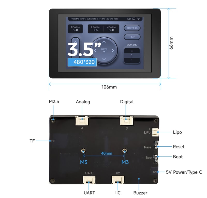Elecrow CrowPanel ESP32 Terminal RGB Display Elecrow CrowPanel ESP32 Terminal RGB Display
