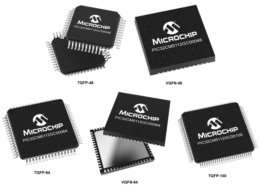 Tabelle - Microchip Technology PIC32CM GC 32-Bit Arm® Cortex®-M23 MCUs