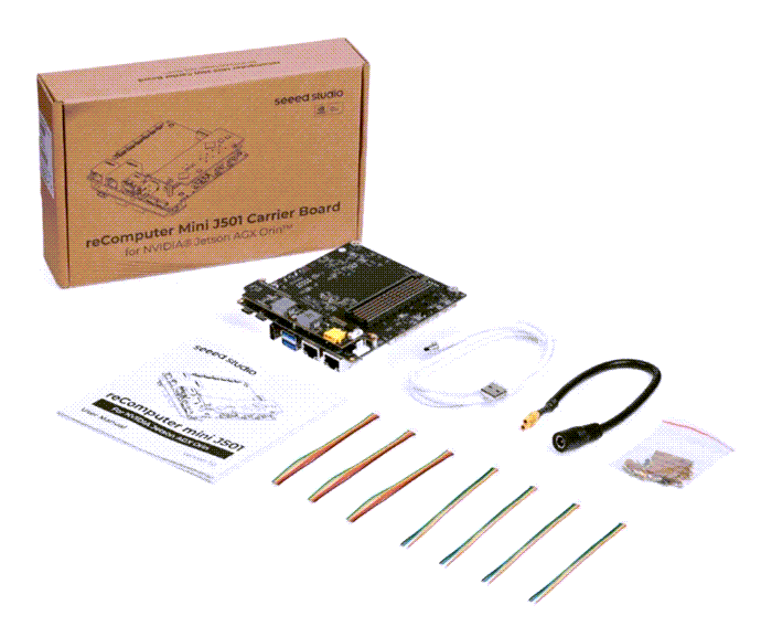 Technische Zeichnung - Seeed Studio reComputer Mini J501 Trägerboards