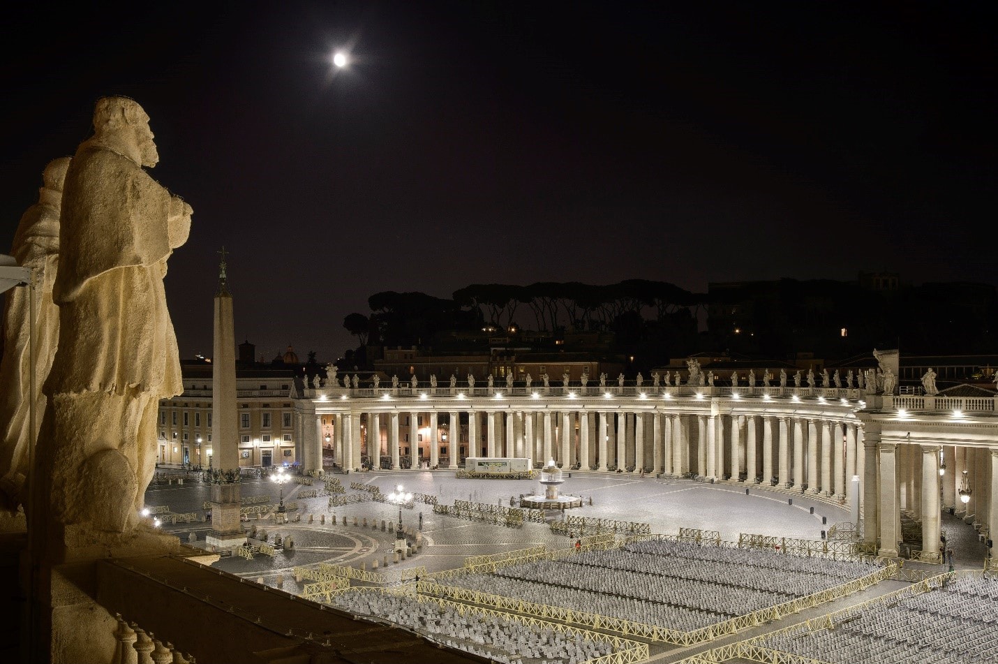 Osram lighting solutions in Saint Peter's Square