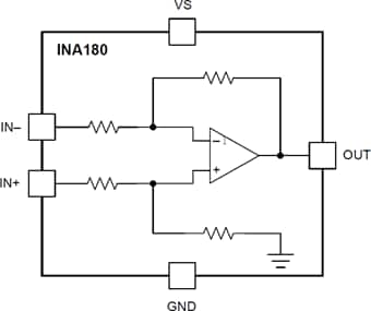 INA180 Blockdiagramm