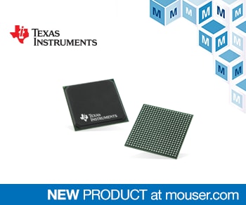 Now at Mouser: Texas Instruments Sitara AM574x Processors for High-Performance Embedded Applications
